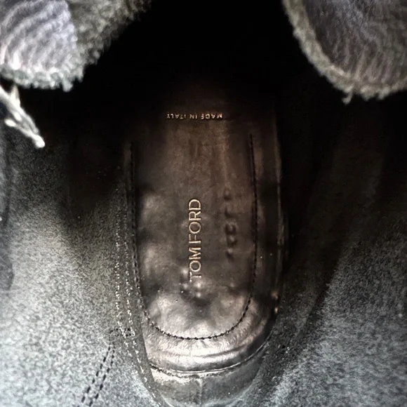 Tom Ford Black Leather Men's Boots-like new! - Picture 5 of 5